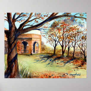 Valley Garden Harrogate by Farida Greenfield Poster