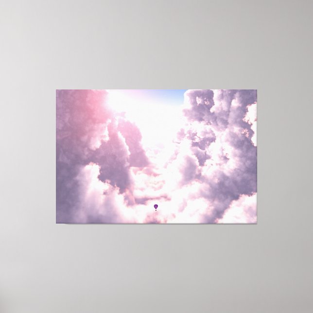 Valley in the Clouds Canvas Print (Front)