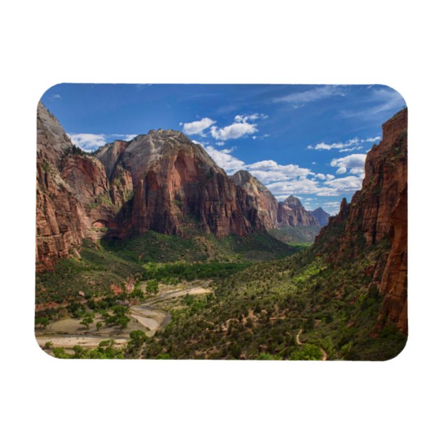 Valley in Zion National Park Magnet (Horizontal)
