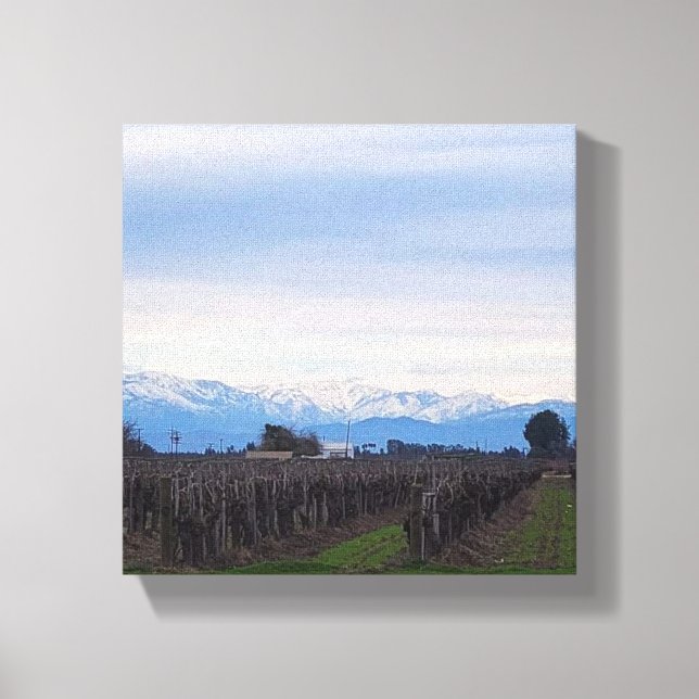 Valley Morning Canvas Print (Front)