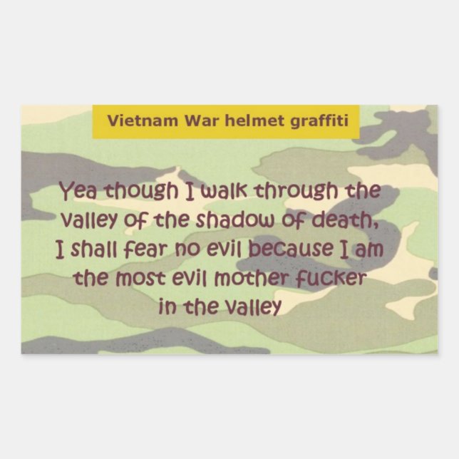 Valley of death sticker (Front)
