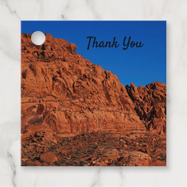 Valley of Fire Favour Tags (Front)