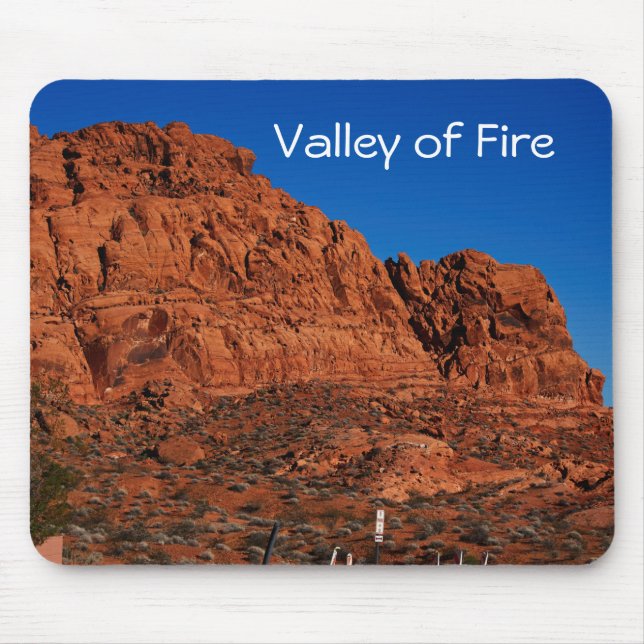 Valley of Fire Mouse Pad (Front)