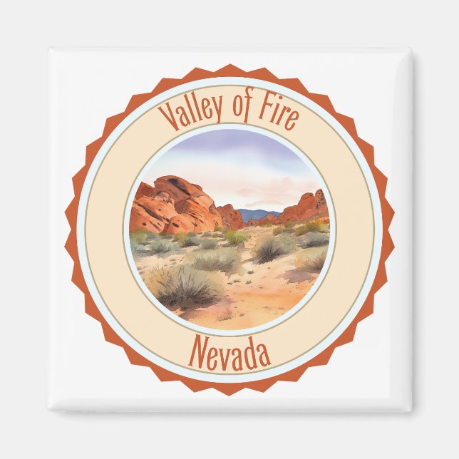 Valley of Fire, Nevada Magnet (Front)