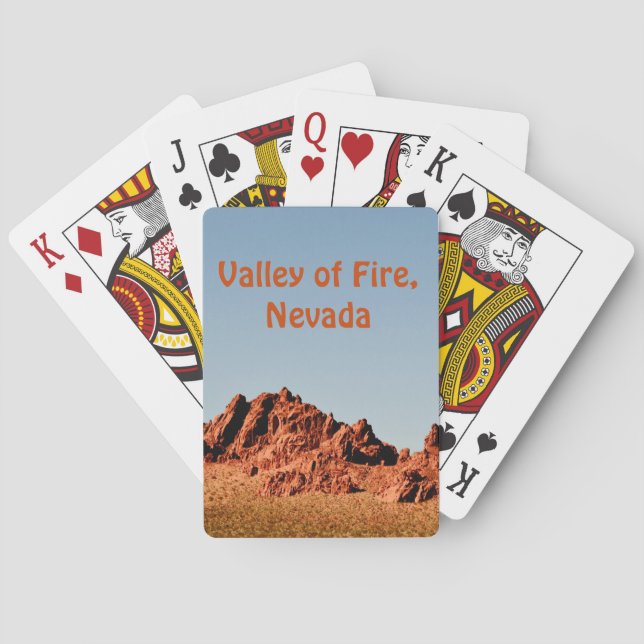 Valley of Fire, Nevada   Playing Cards (Back)