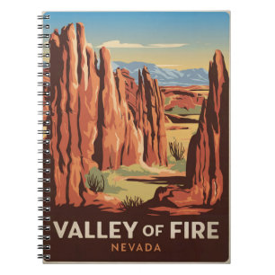 Valley of Fire Nevada Vintage Notebook