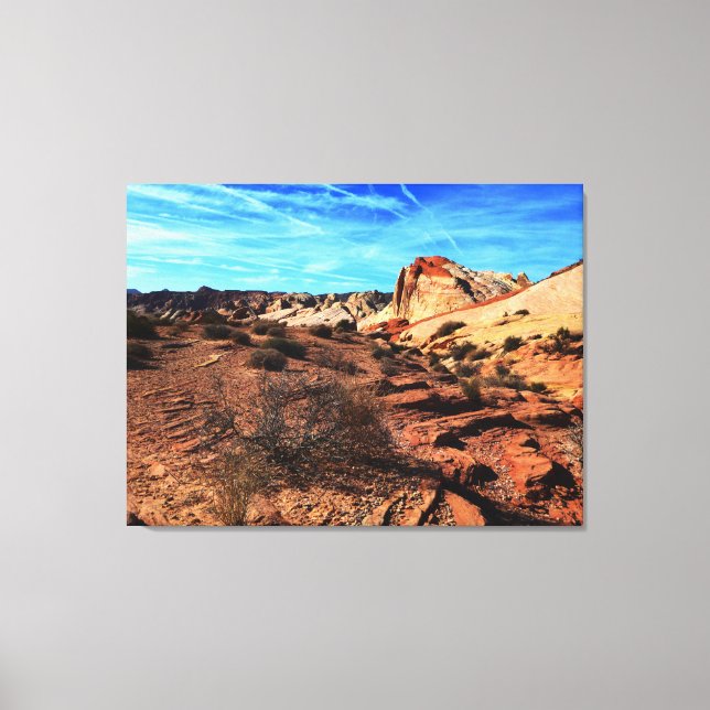 Valley of Fire Overton Nevada Landscape Canvas Print (Front)