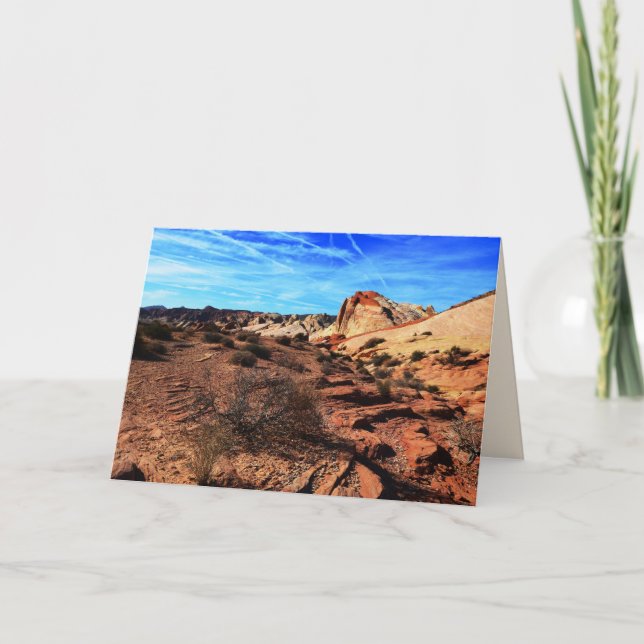 Valley of Fire, Overton, NV, Blank Inside Card (Front)