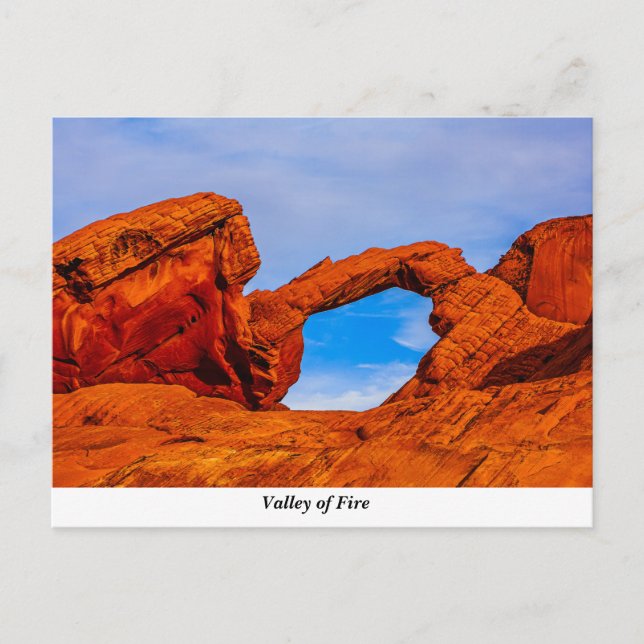 Valley Of Fire Postcard (Front)