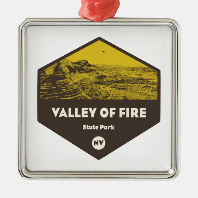 Valley of Fire State Park Nevada Metal Ornament (Front)