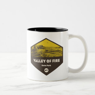 Valley of Fire State Park Nevada Two-Tone Coffee Mug