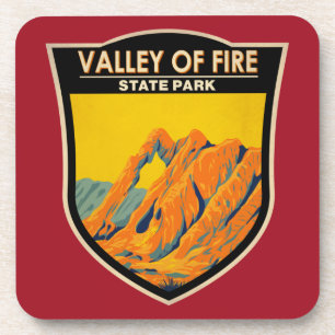 Valley of Fire State Park Nevada Vintage  Coaster