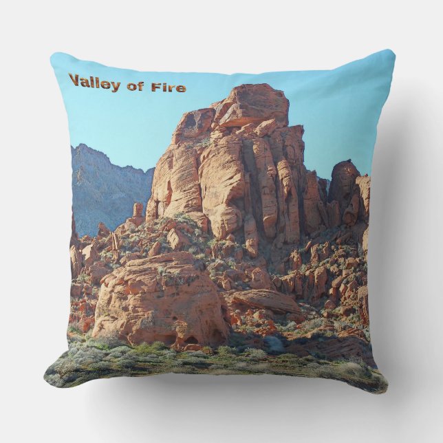Valley of Fire State Park Throw Pillow (Front)