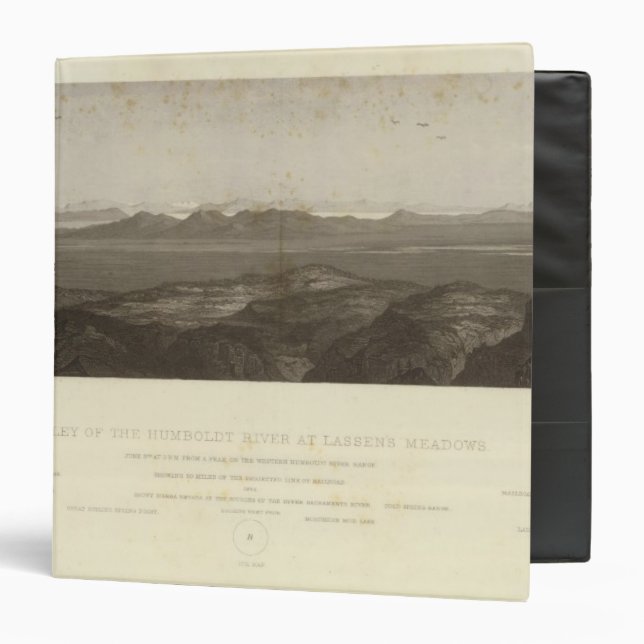 Valley of Humboldt River at Lassen's Meadows Binder (Front/Inside)
