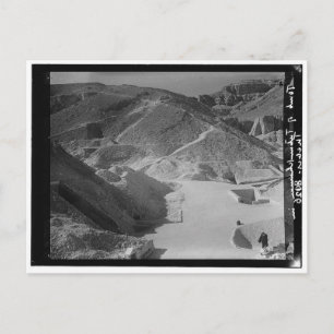 Valley of Royal Tombs, Showing Tutankhaman c. 1936 Postcard