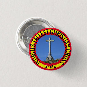Valley of the Fallen Cross 1 Inch Round Button