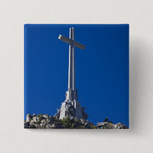 Valley of the fallen, monument 2 inch square button