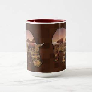 Valley Of The Rhinoceros, Mug