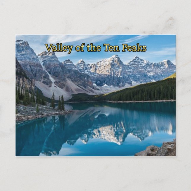 Valley of the Ten Peaks,  Banff National Park Postcard (Front)