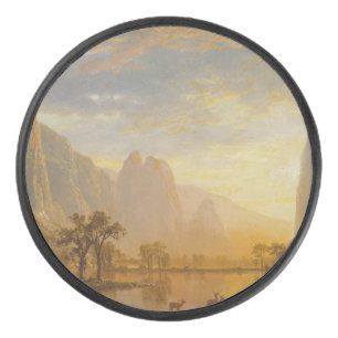 Valley of the Yosemite (1864) – Albert Bierstadt Hockey Puck