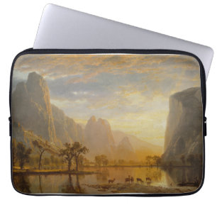 Valley of the Yosemite (1864) – Albert Bierstadt Laptop Sleeve