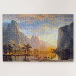 Valley of the Yosemite, Albert Bierstadt Jigsaw Puzzle