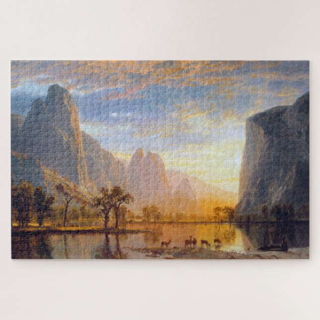 Valley of the Yosemite, Albert Bierstadt Jigsaw Puzzle (Horizontal)