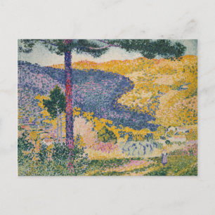 Valley with Fir Shade on the Mountain Postcard