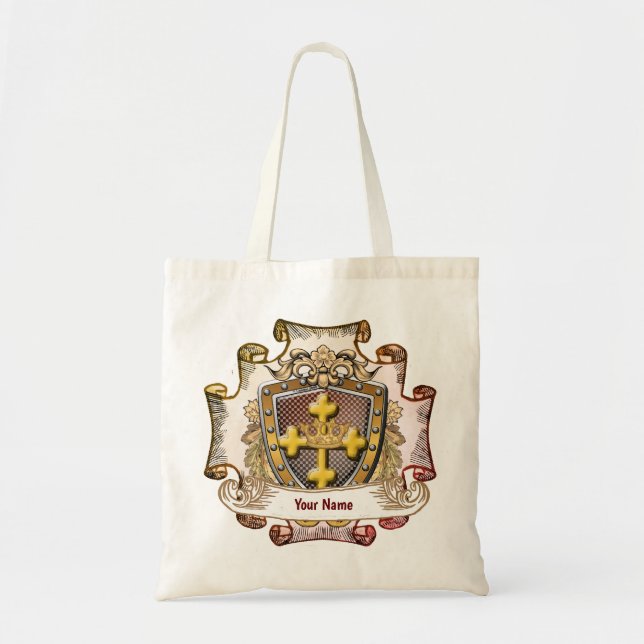 Valor Famille Crest Nom sac fourre-tout (Devant)