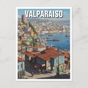 Valparaiso Chile Postcard