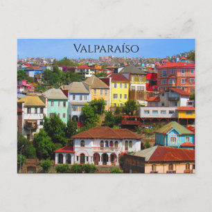 valparaíso colours postcard