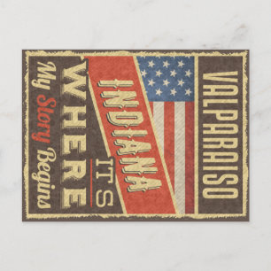 Valparaiso Indiana Postcard