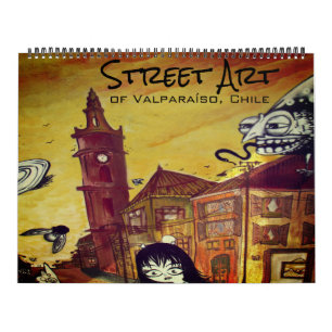 valparaíso street art 2025 large calendar
