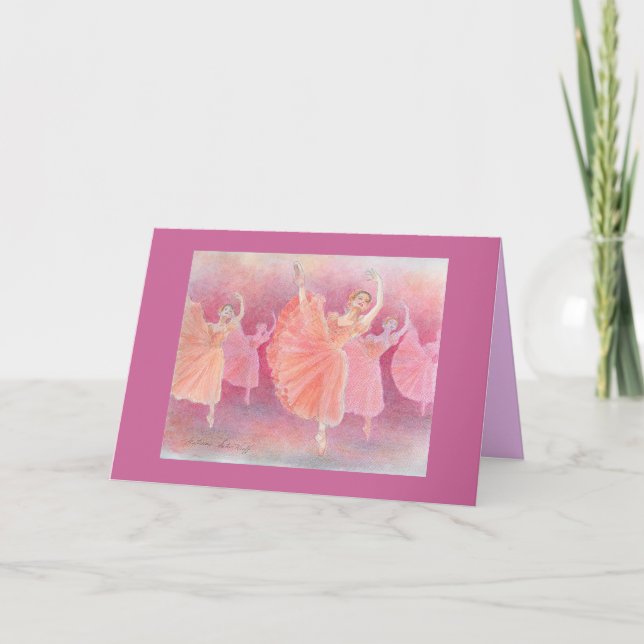Valse de la carte de voeux des fleurs (Devant)