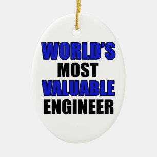 valuable Engineer Ceramic Ornament