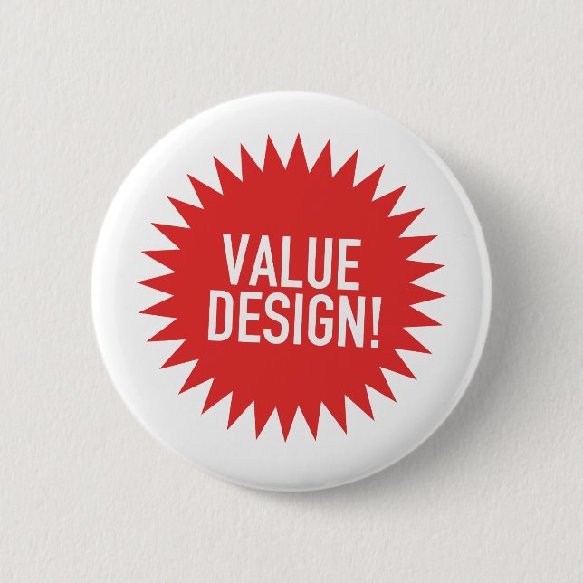 Value Design Badge 2 Inch Round Button (Front)