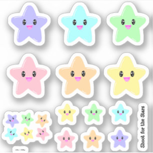 VALUE Kawaii Star Cute Rainbow Shoot for the Stars