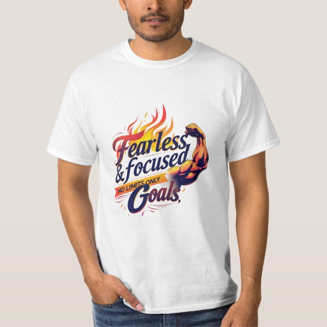 Value Men’s motivational T-Shirt (Front)