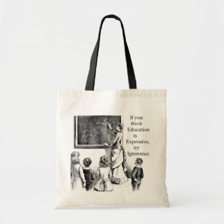 VALUE OF EDUCATION TOTE BAG