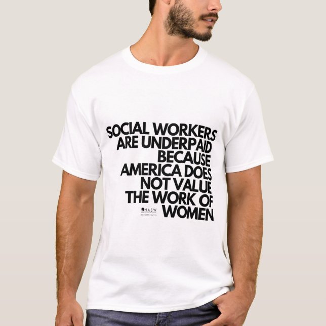 Value Social Work T-Shirt (Front)