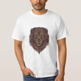 Value T-Shirt - Tribal Lion | 100% Cotton