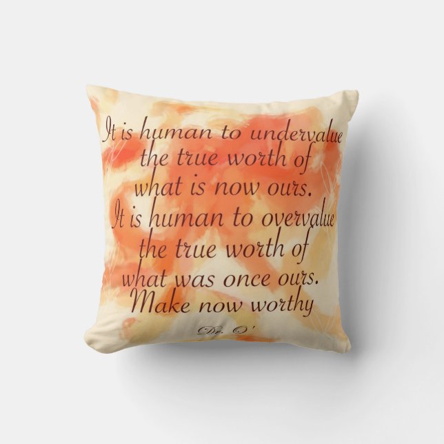 Value Throw Pillow (Front)