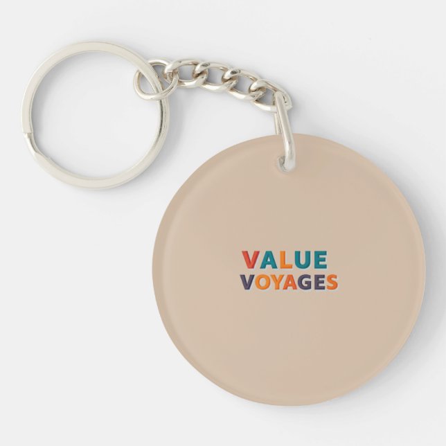 Value voyages  keychain (Front)