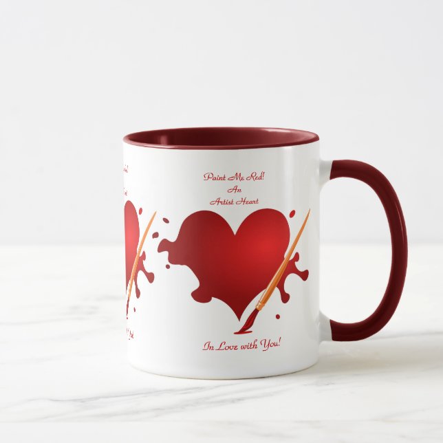 Valuegem An Artist Heart Mug (Right)