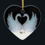 Valuegem Love Swans Hart  Ornament<br><div class="desc">This beautiful Love Swan's hart Ornament is the perfect gift for Special Occasions,  Christmas Weddings,  Gifts,  Engagements Gifts,  Major Holidays,  Hanukkah gifts,  Passover Gifts,  Greeting's,  Morthers day, </div>