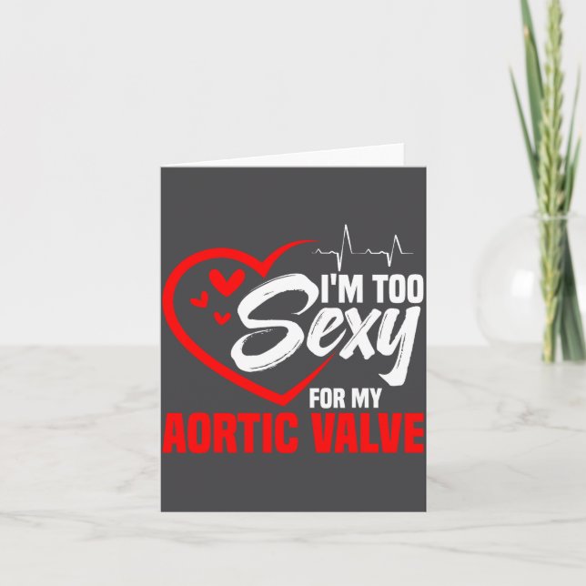 Valve Replacement Heart Surgery Aortic Valve Repai Card (Front)