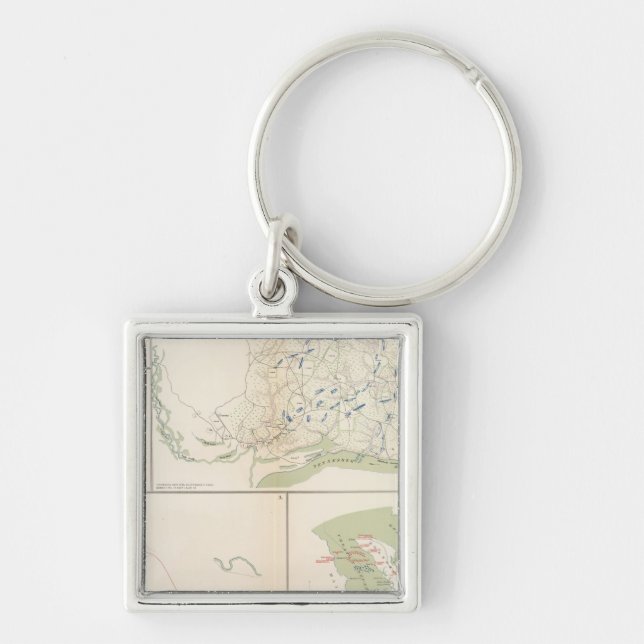 Valverde, Shiloh, Ft Craig, Roanoke Island Keychain (Front)