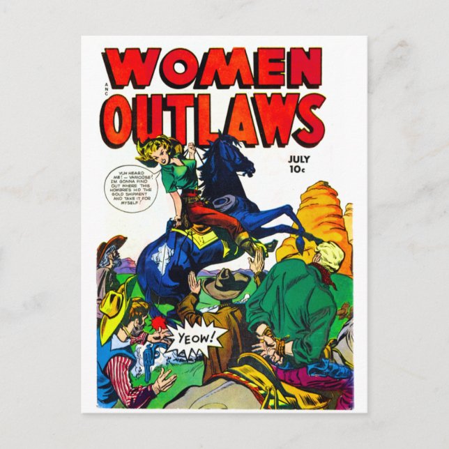 Vamoose, Hombre! Postcard (Front)