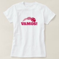 Vamos! Cute tennis t shirt for women and girls