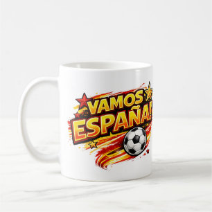 VAMOS ESPANA Mug Patriotic Spain Foot